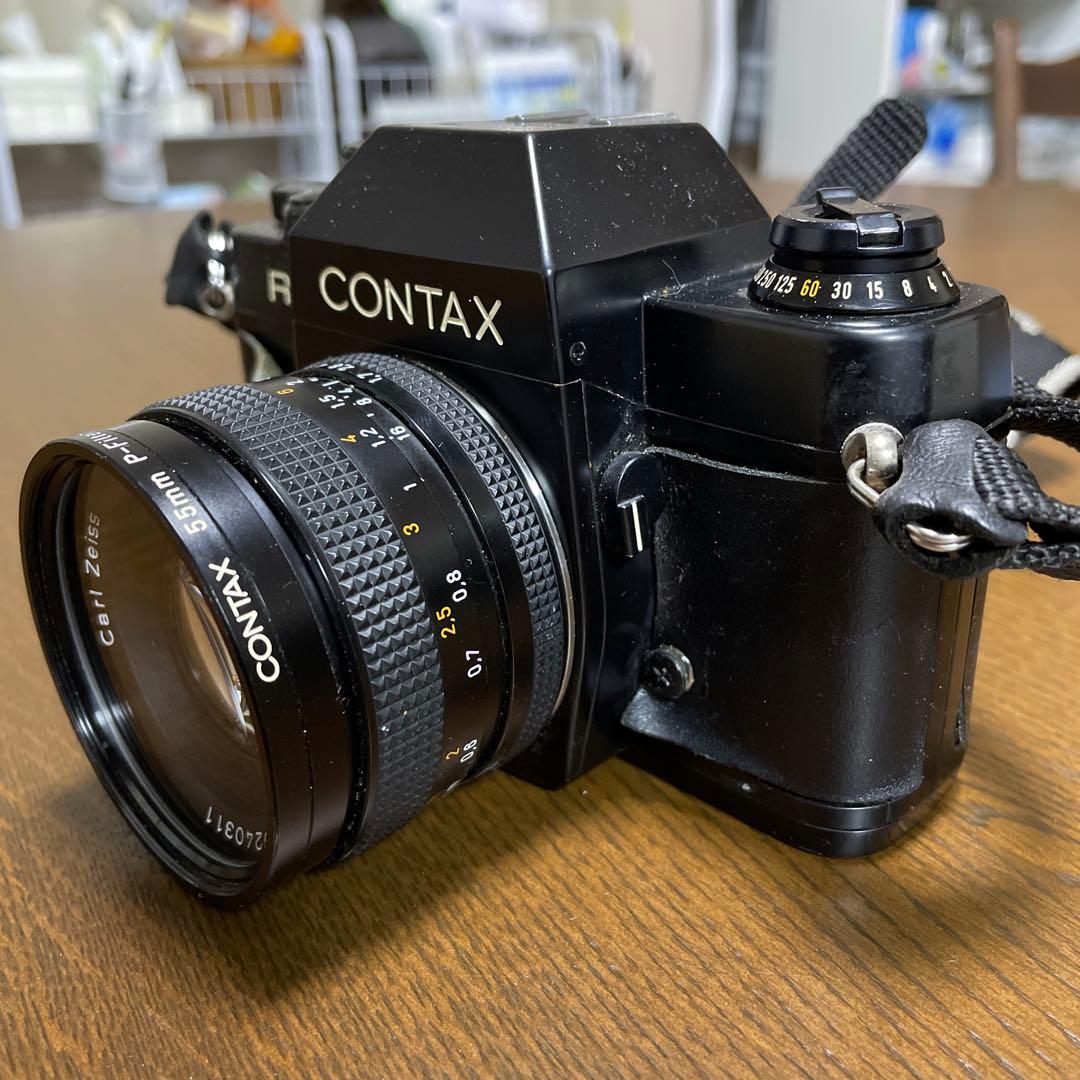 CONTAX RTS プラナーF1.7 50mm付き コンタックス レンズは傷少