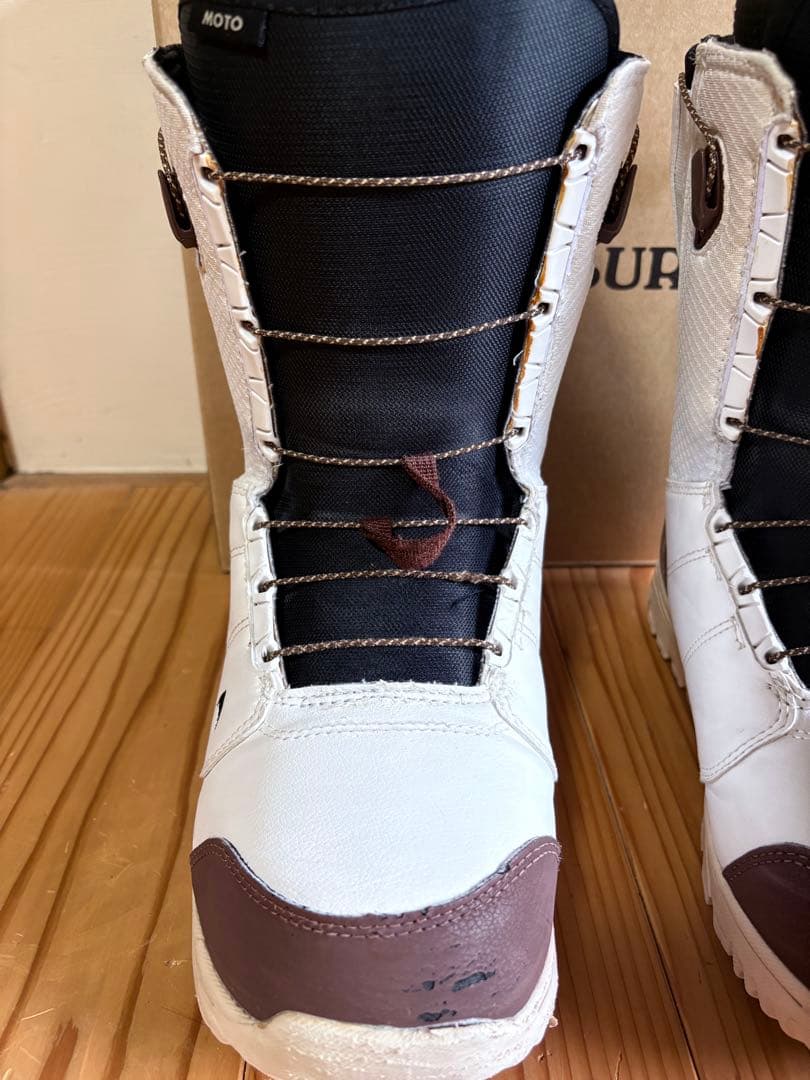 田*中様 BURTON MOTO スノーボードブーツ ホワイト/ブラウン