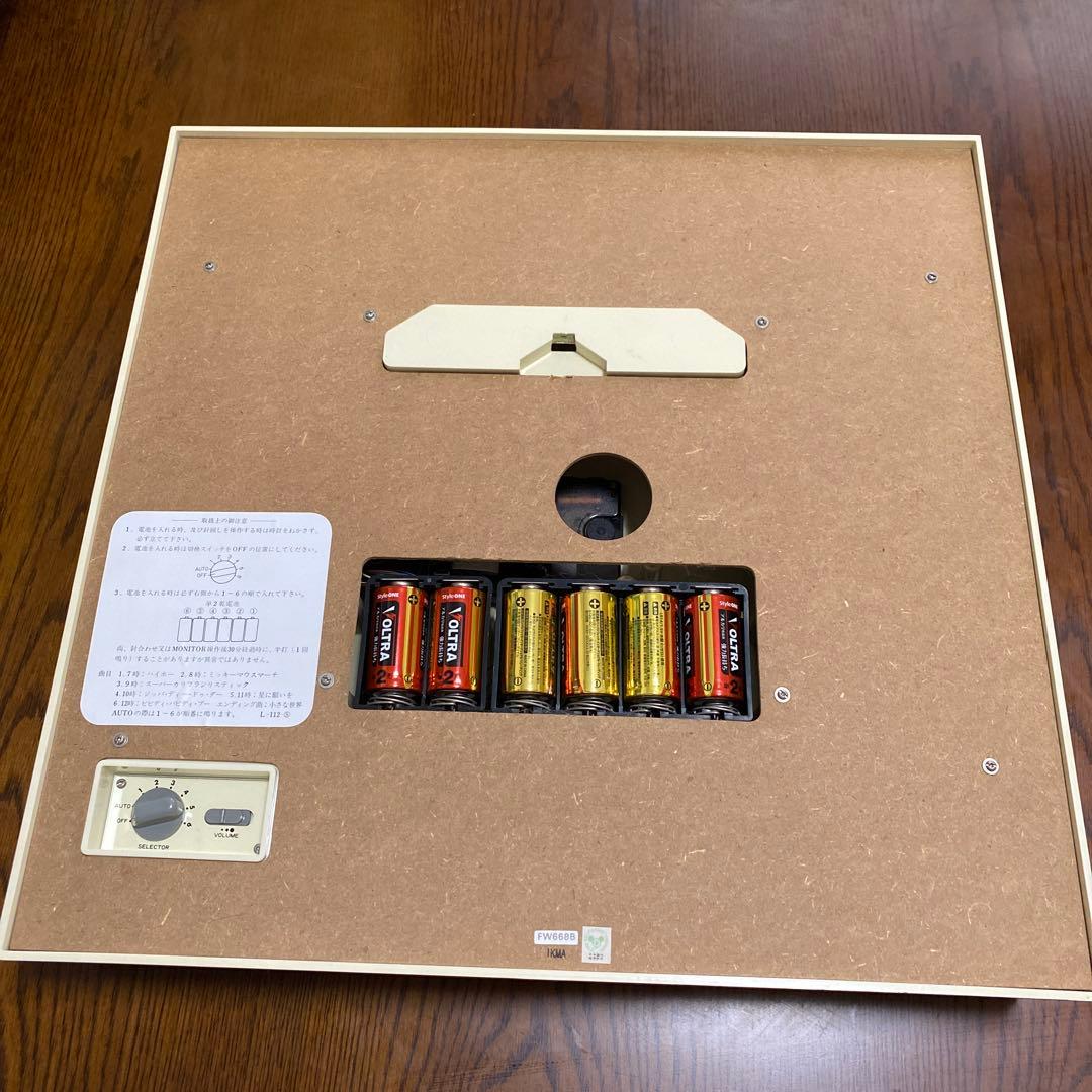 【美品】セイコーディズニーミッキーマウス からくり掛け時計（動作確認済）