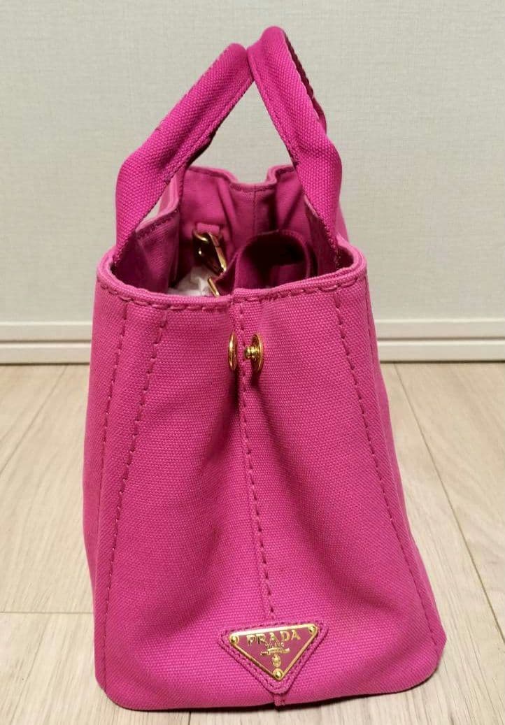 (♡ちゃん♡専用)PRADA カナパ　ピンク ショルダーバッグ 保存袋付き