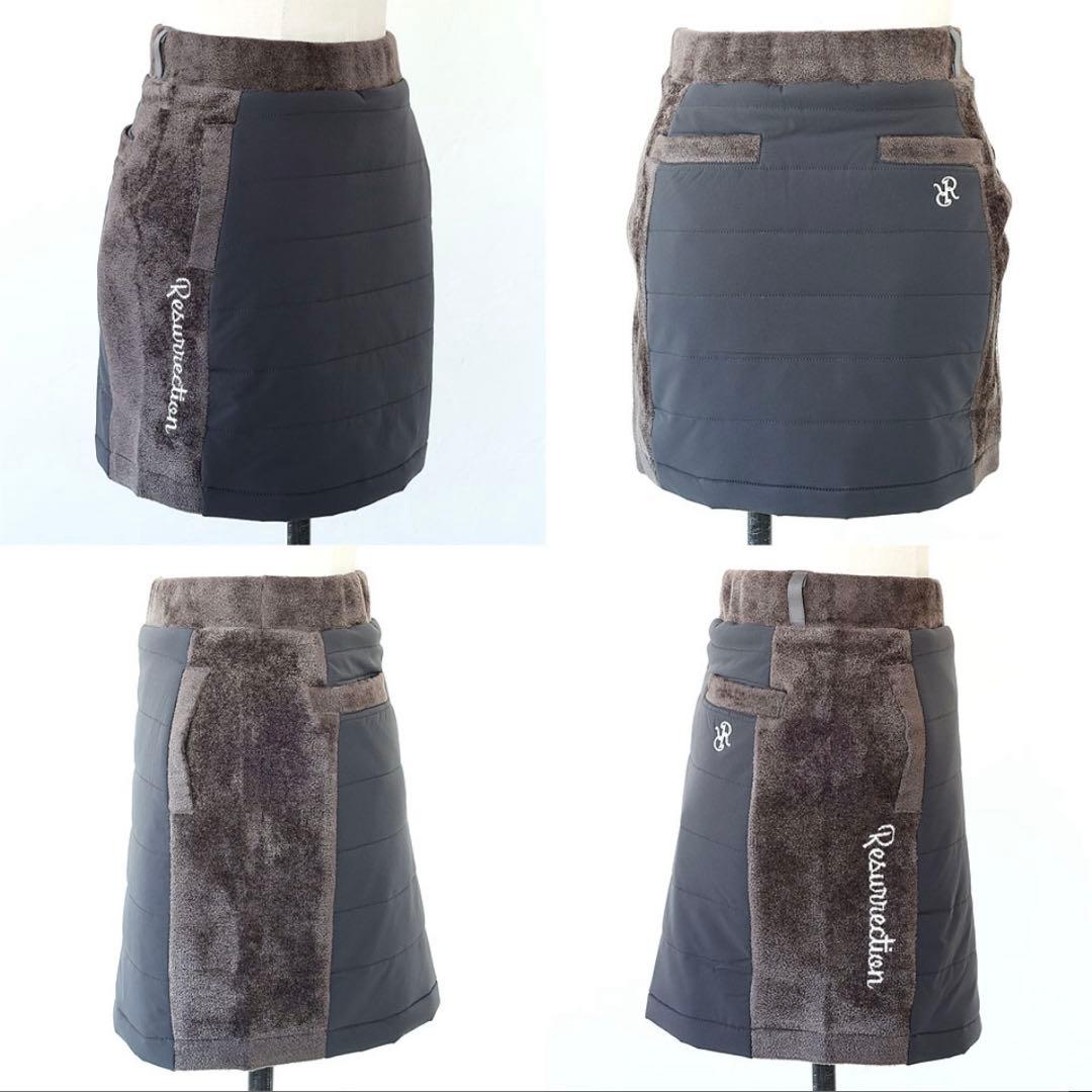 ゴルフウェア【Resurrection】パデットニットスカート　L