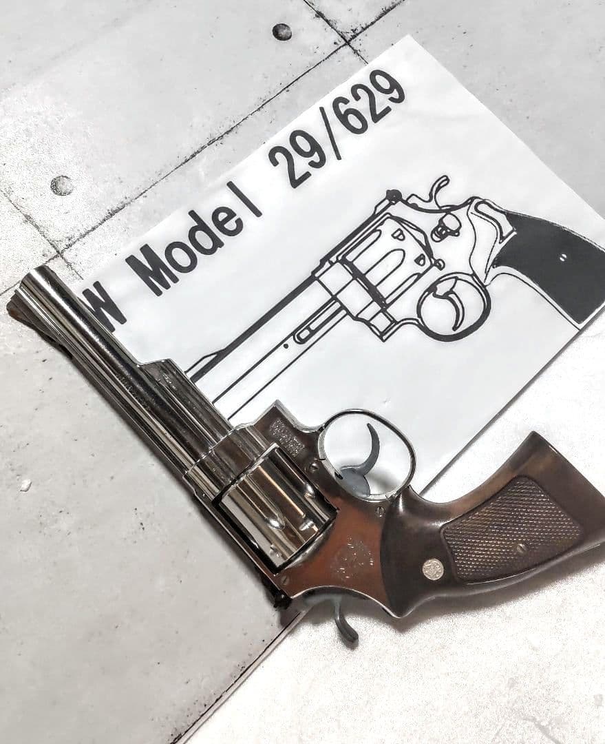 ❮神推し❗️❯マルシン 44マグナム ガスガン クロームメッキ Xカートかも