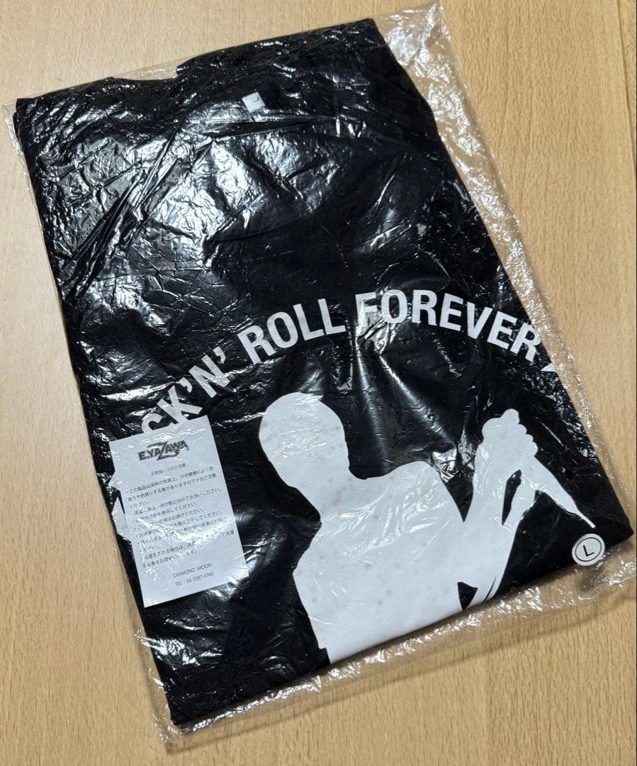 矢沢永吉/ROCK'N'ROLL FOREVERシルエット柄Tシャツ/未開封 Tシャツ