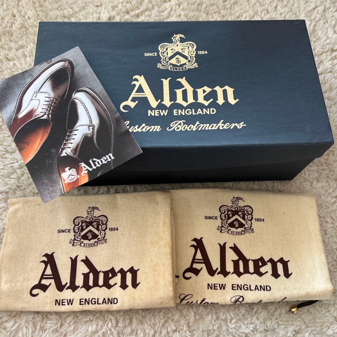 Alden 9900 プレーントゥ 8D コードバン