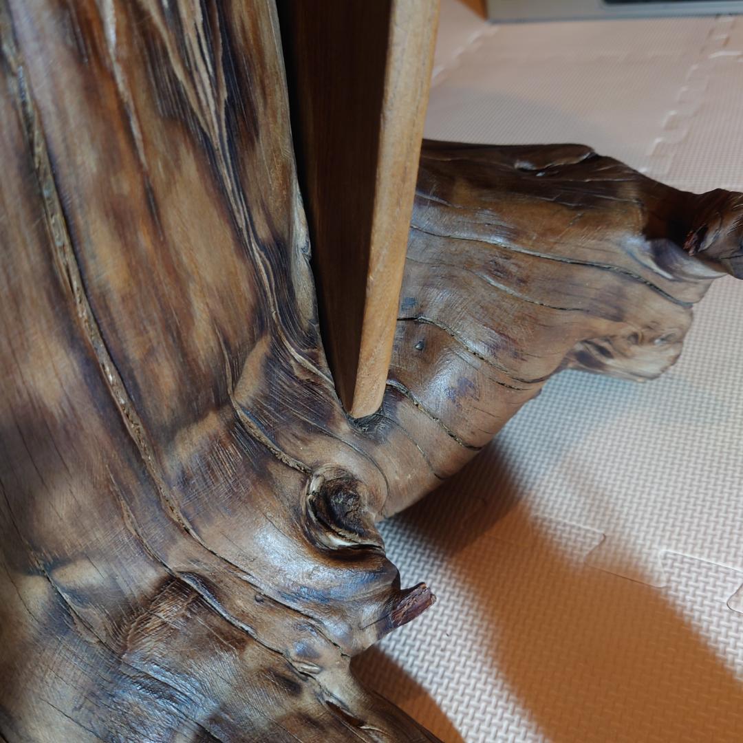 切り株・根っ子 切り出しスツール 椅子 昭和初期〜中期 天然木 切り株