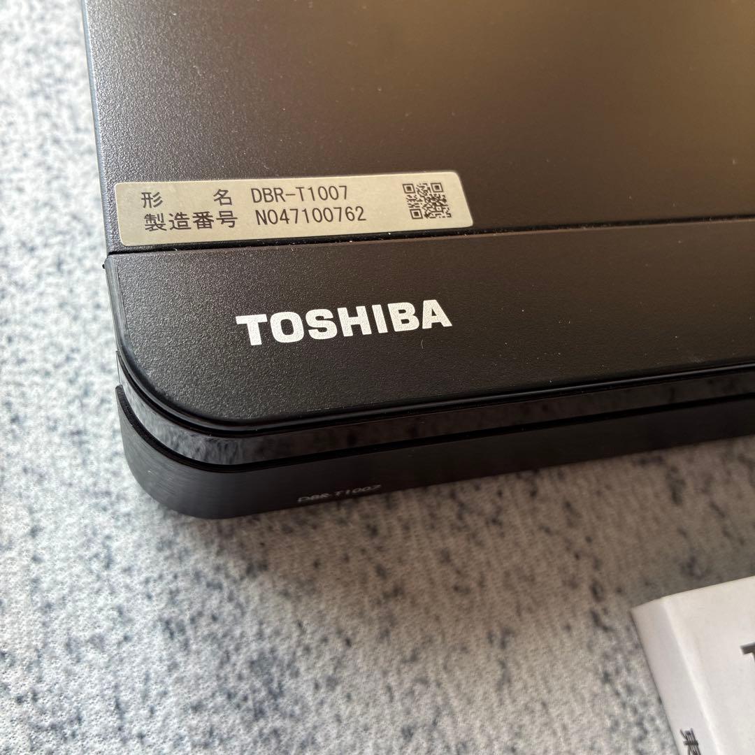 値下げ！東芝ブルーレイディスクレーコーダー REGZA DBR-T1007