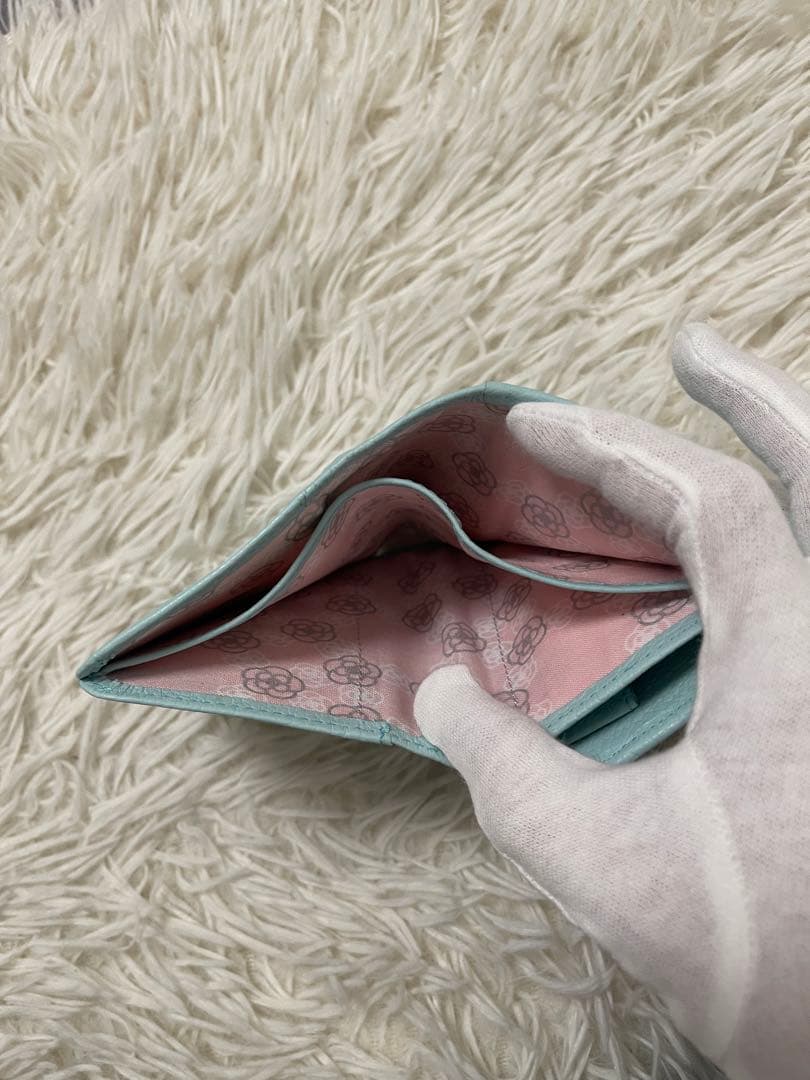 CLATHAS クレイサス ラデュレII 2つ折り財布 スカイブルー 水色