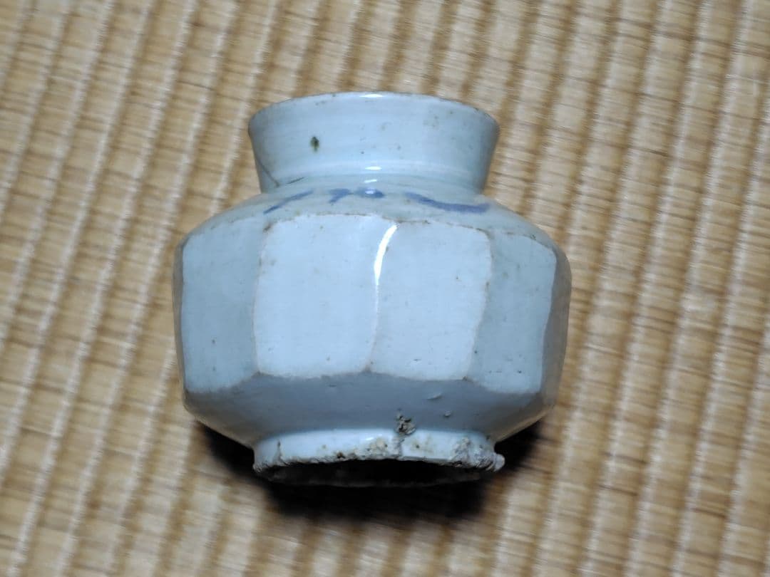 李朝面取壺 陶芸 古美術