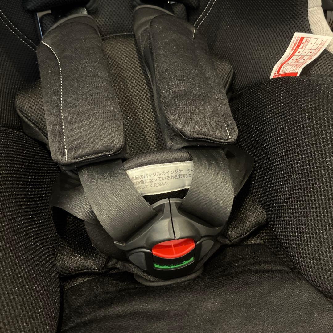 【Eマーク付き】AILEBEBE 回転式チャイルドシート ブラック/グレー