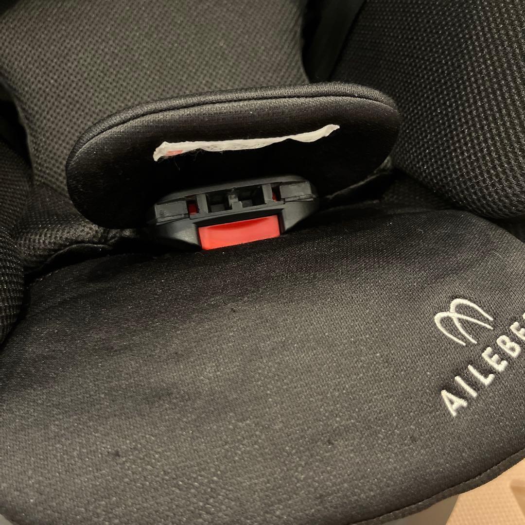 【Eマーク付き】AILEBEBE 回転式チャイルドシート ブラック/グレー