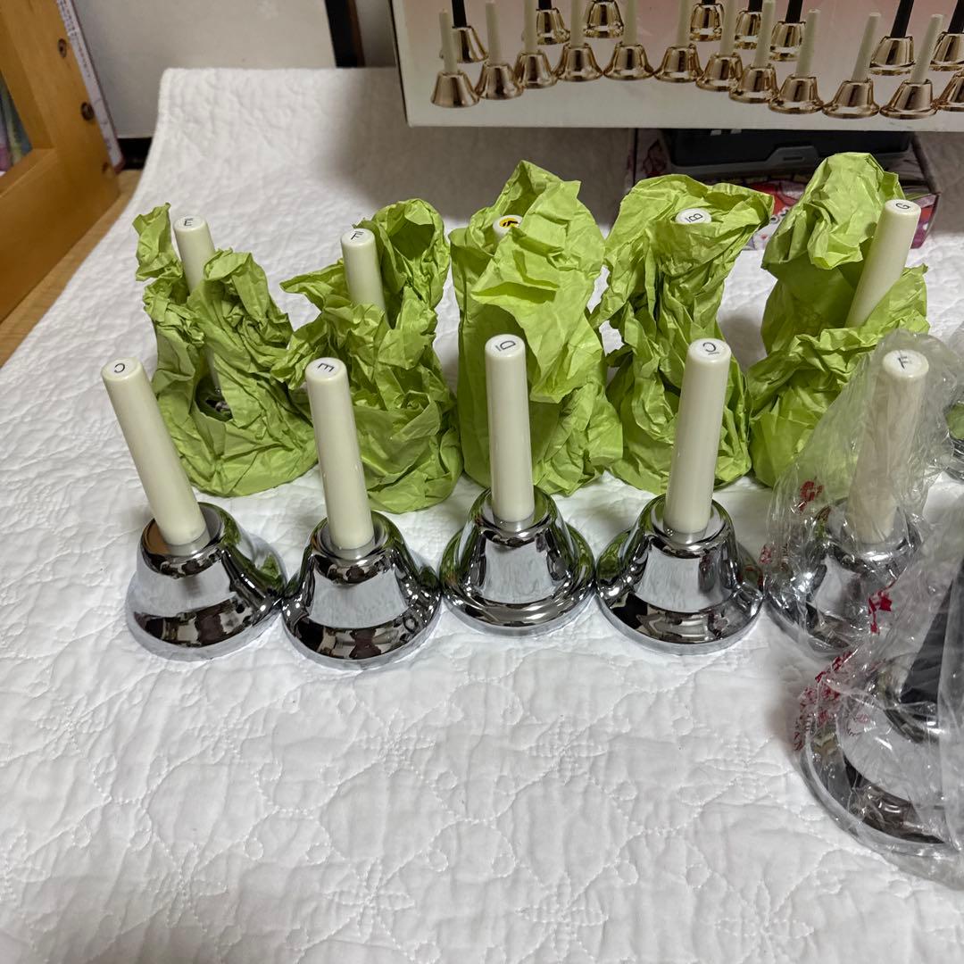 ハンドベル mb-23k シルバー 楽譜付き