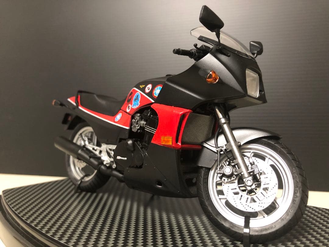 1/12 Kawasaki GPZ900R プラモデル完成品 トップガン仕様