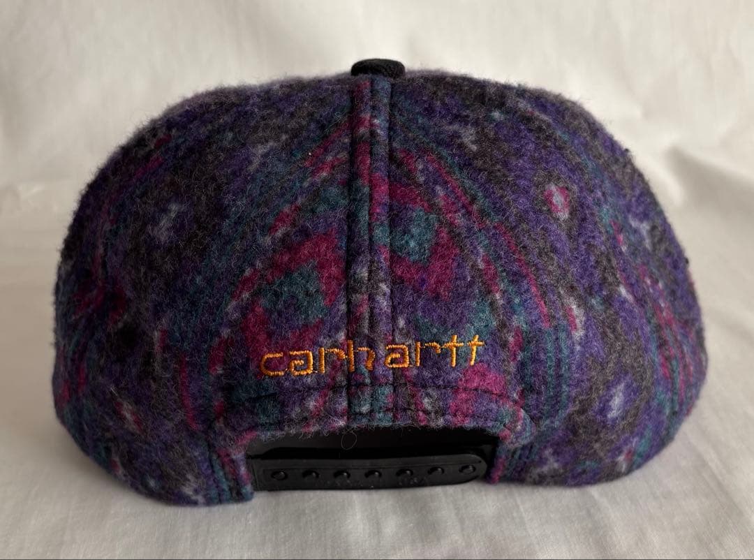 未使用】希少USA製 90s Carhartt ネイティブブランケットキャップ
