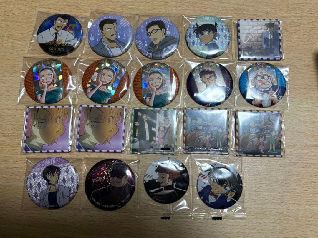 名探偵コナン 缶バッジ 54点セット バラ売り可能