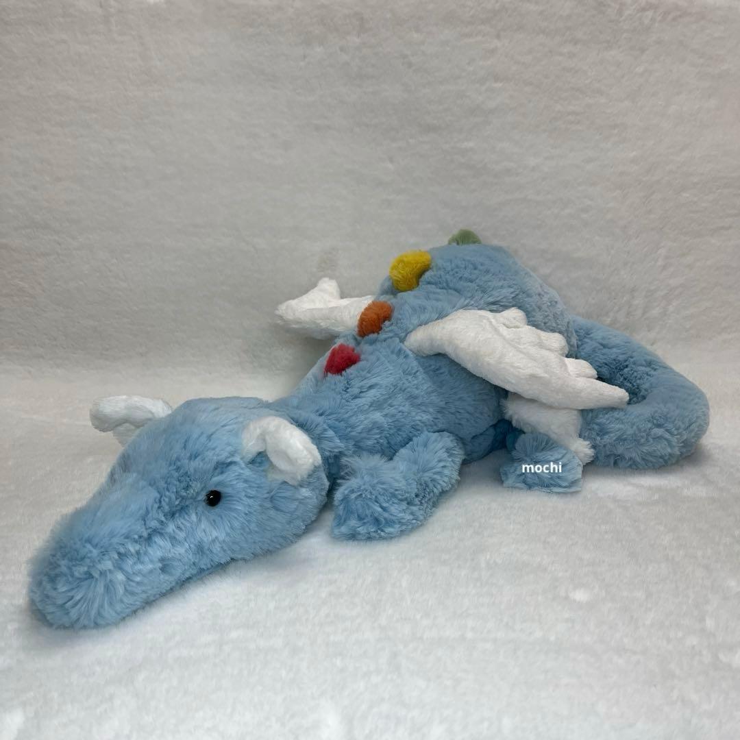  Sky Dragon ドラゴン 水色 ぬいぐるみ