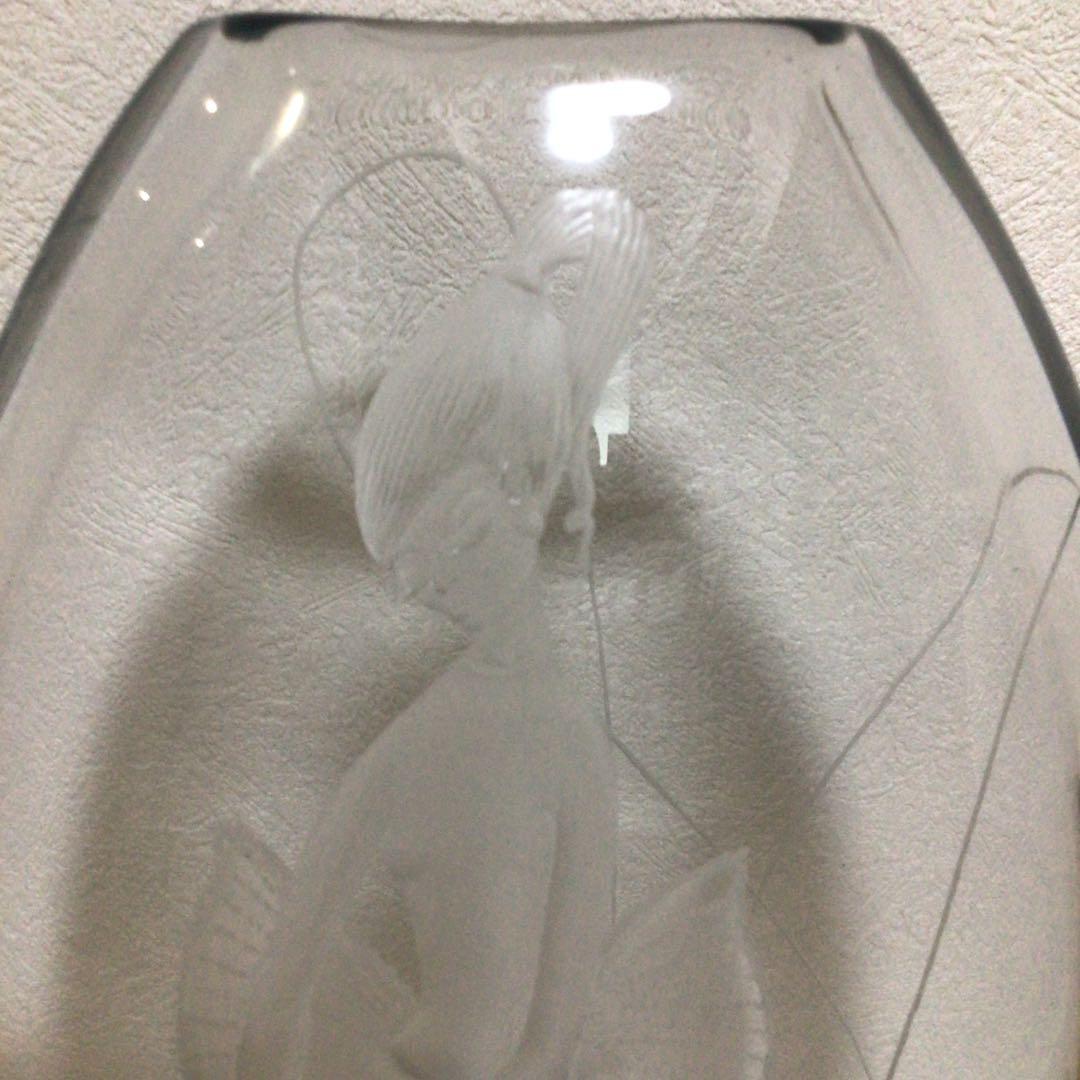 スエーデン 作家物 ガラス製 スケーター 少女