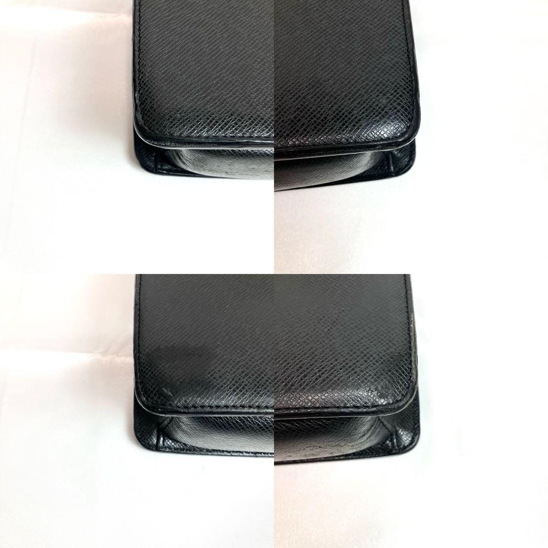 ルイヴィトン　タイガ　セルヴィエット　モスコバ　ブラック　A4 ブリーフケース