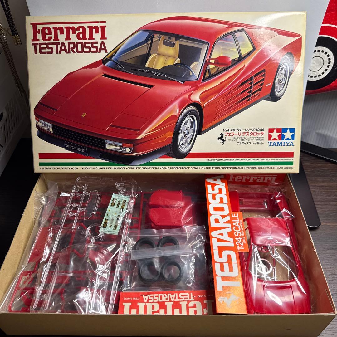 TAMIYA フェラーリ・テスタロッサ　 長谷川製作所　フェラーリ　F50