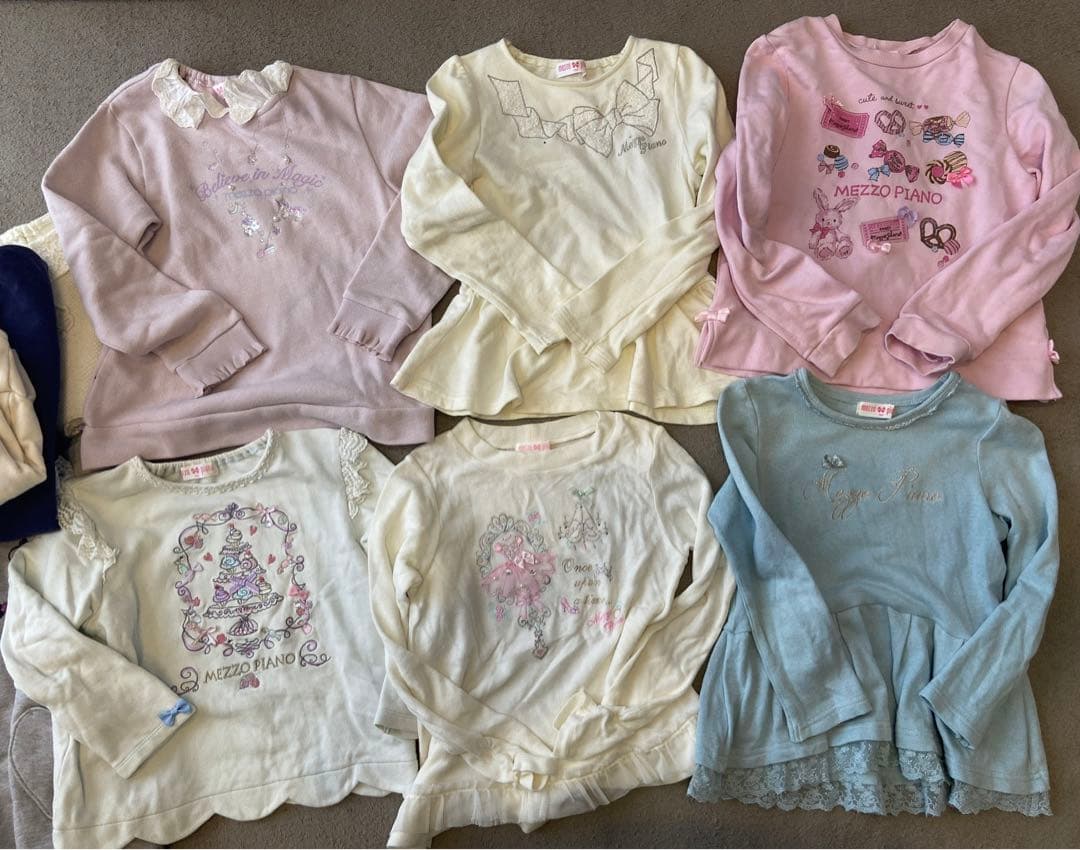 T*a様 メゾピアノ　トレーナー セーター ロンT ショーパン 秋冬 17点 1