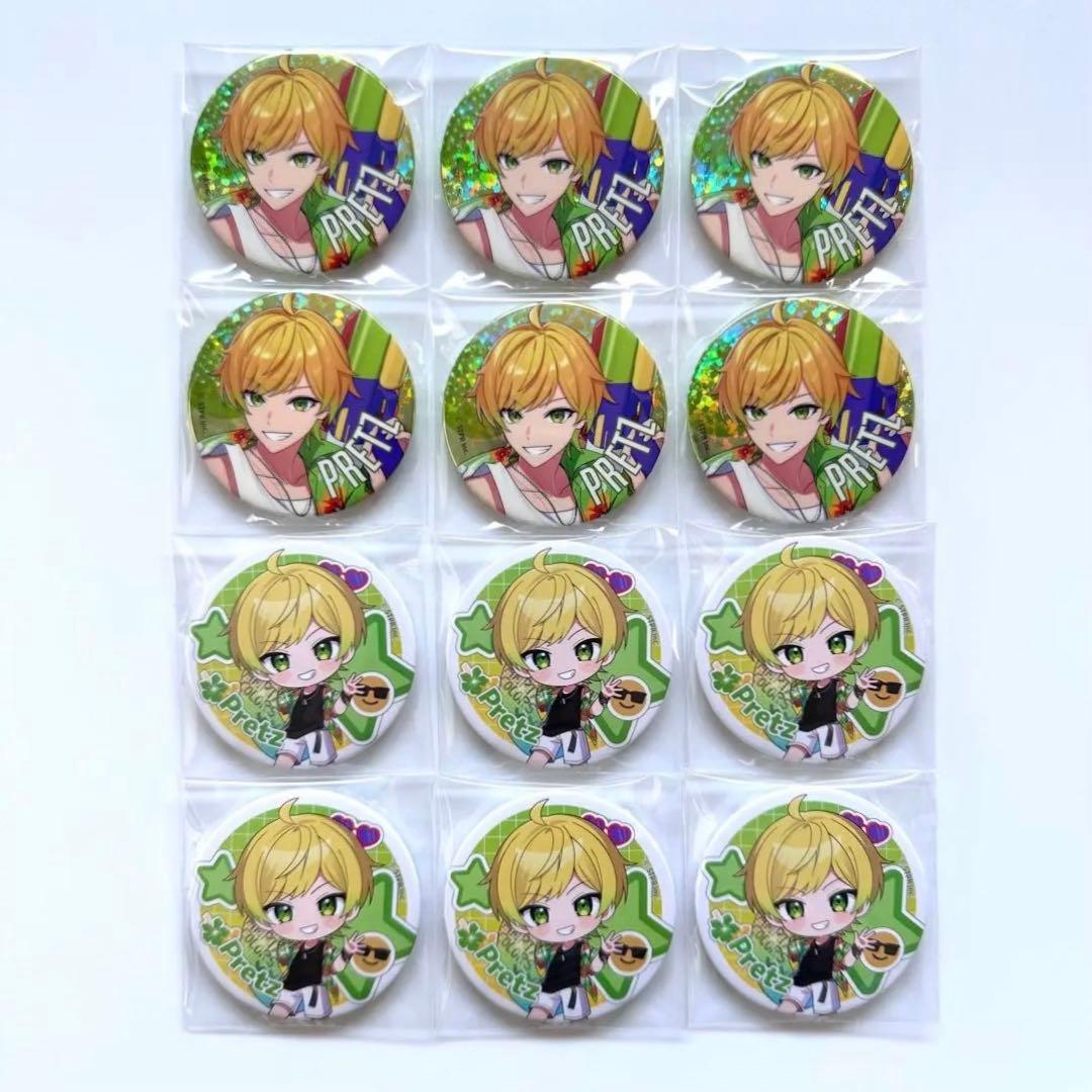 AMPTAK 缶バッジAMPTAKxColorful Summer ぷりっつくん