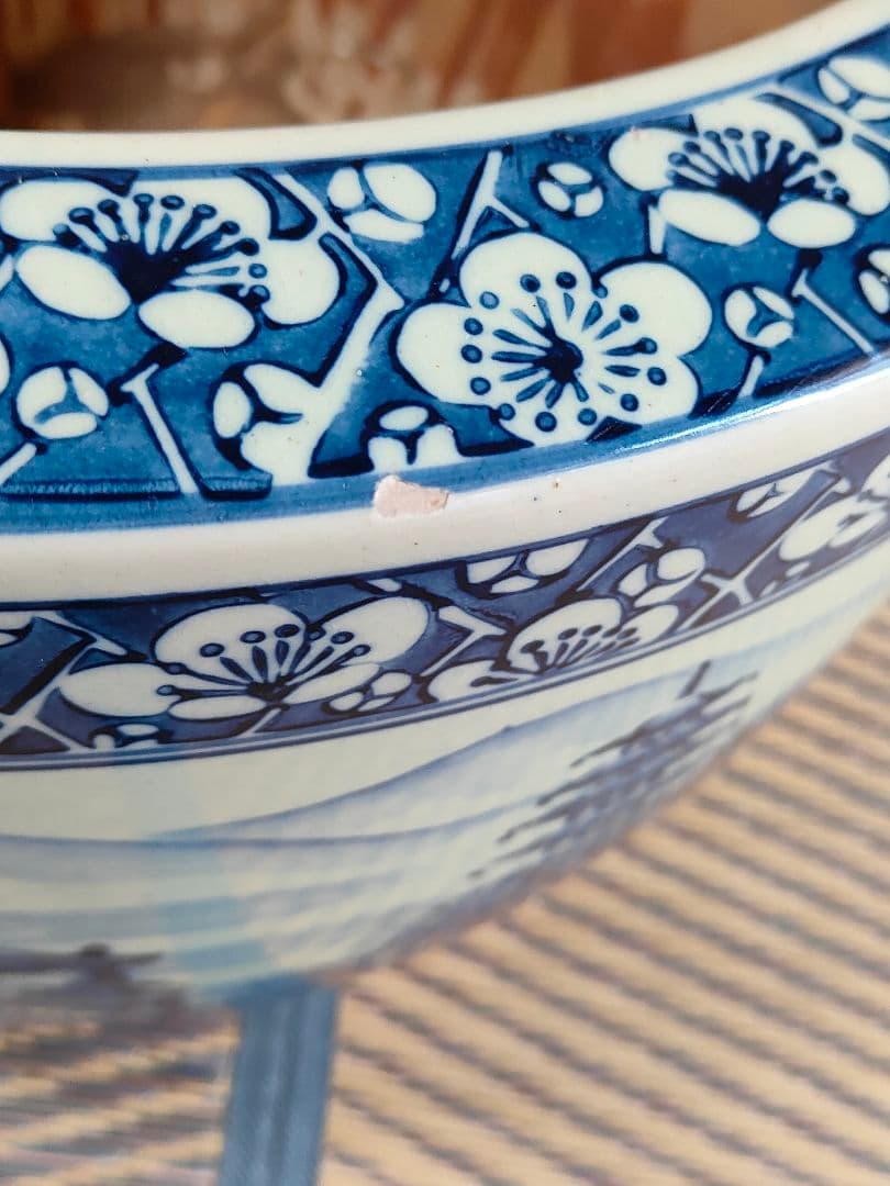 昭和レトロ 火鉢 常滑製 みや古焼 陶器 大きい火鉢 和風 中国風