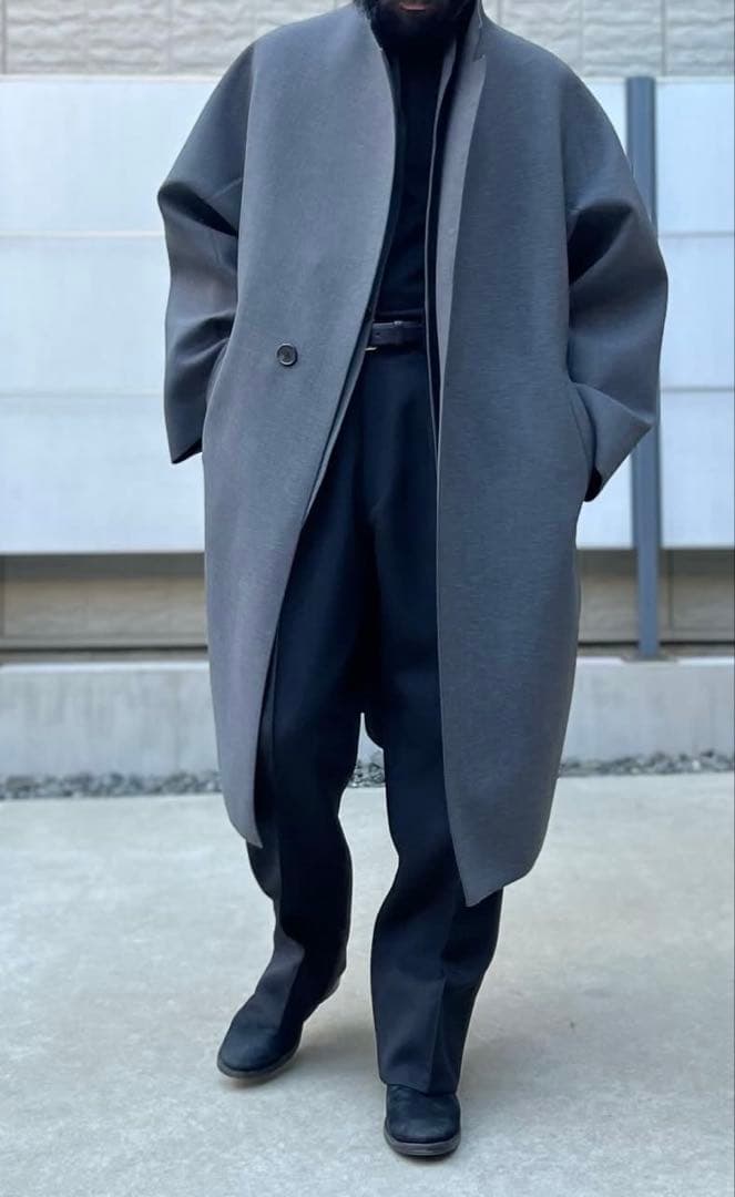 RAINMAKER COCOON COAT/STONE コクーンコート