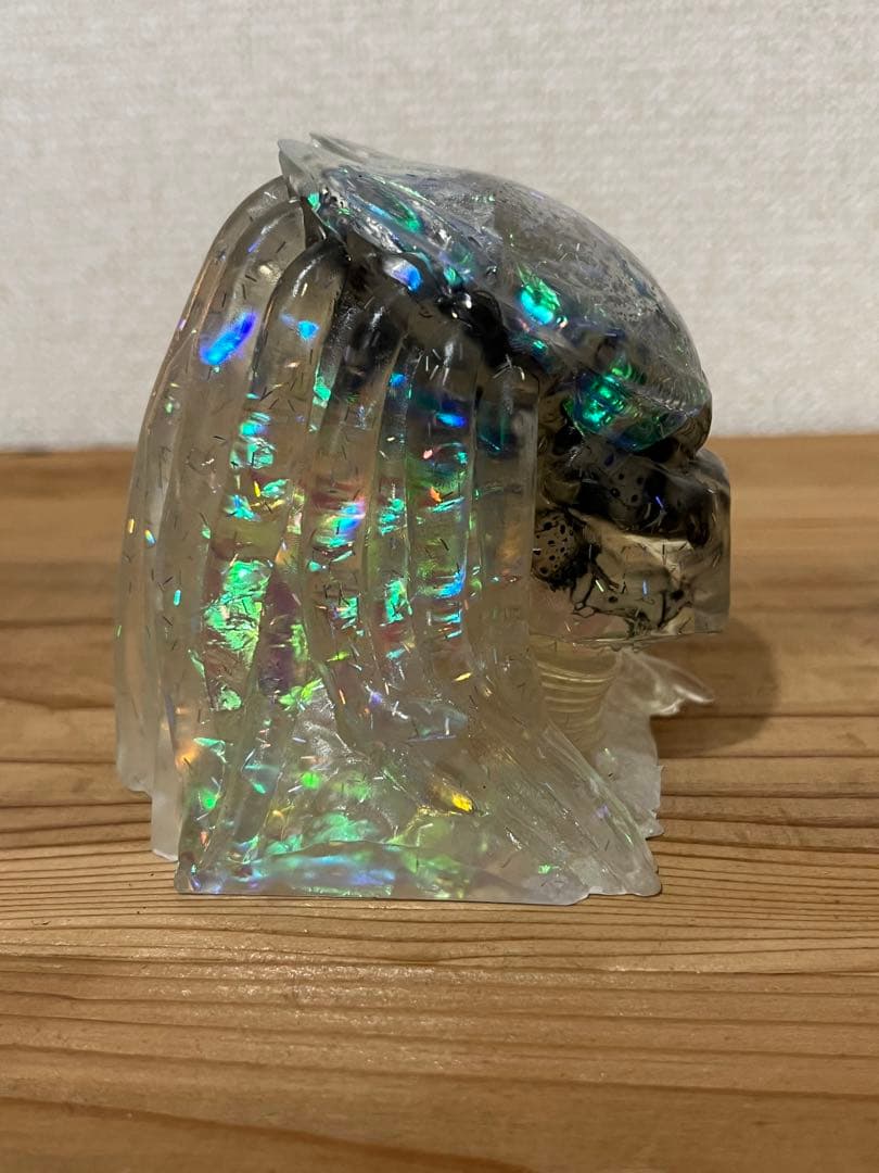 X ray プレデター フィギュア　クリア　蓄光