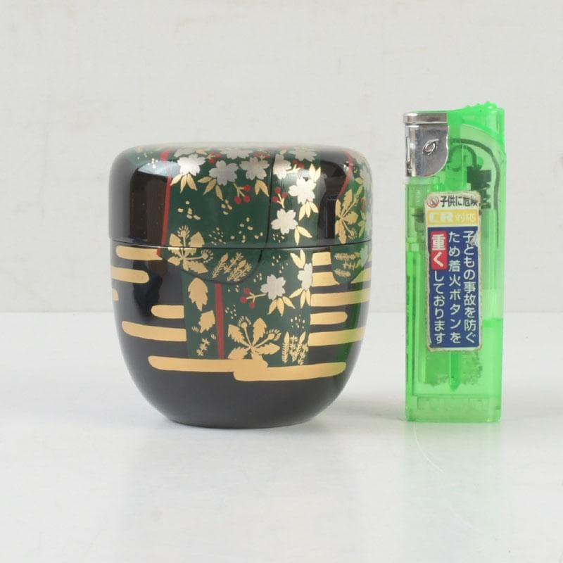 茶道具 加賀蒔絵師 岩倉利慶作 即中斎好写 誰袖蒔絵 中