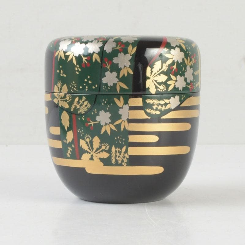 茶道具 加賀蒔絵師 岩倉利慶作 即中斎好写 誰袖蒔絵 中