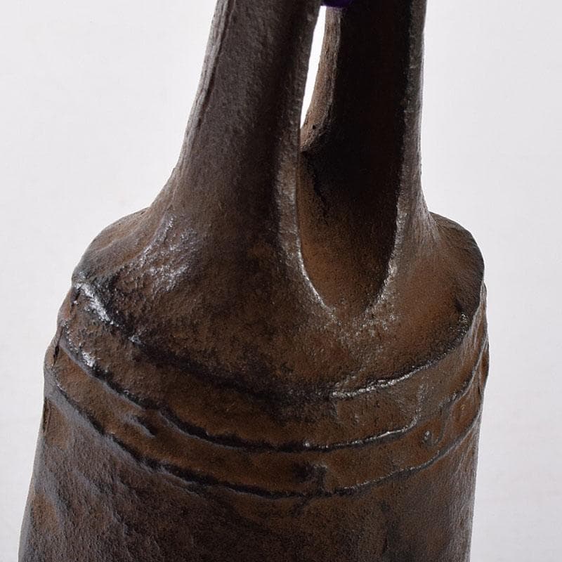 南部鉄器　釜師　鈴木盛久造　南部砂鉄鈴　手振り鈴　共箱　C　R8151