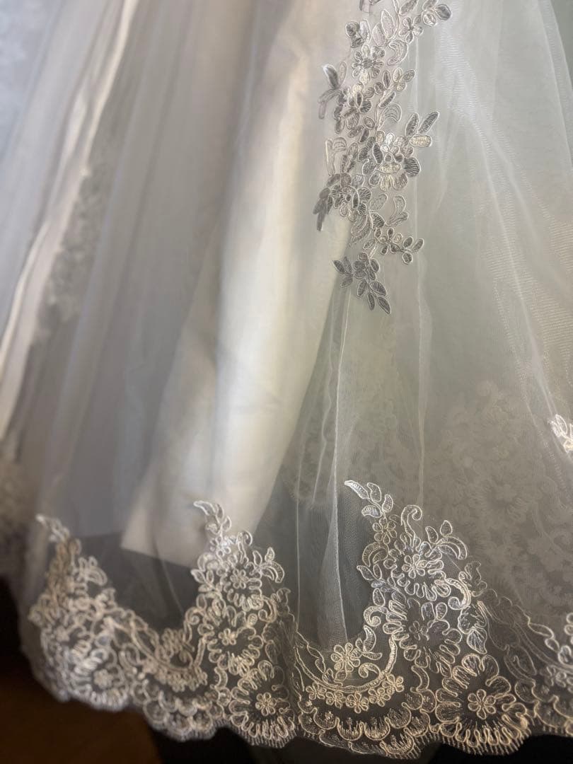 ウェディングドレス マーメイド　レース　S〜M