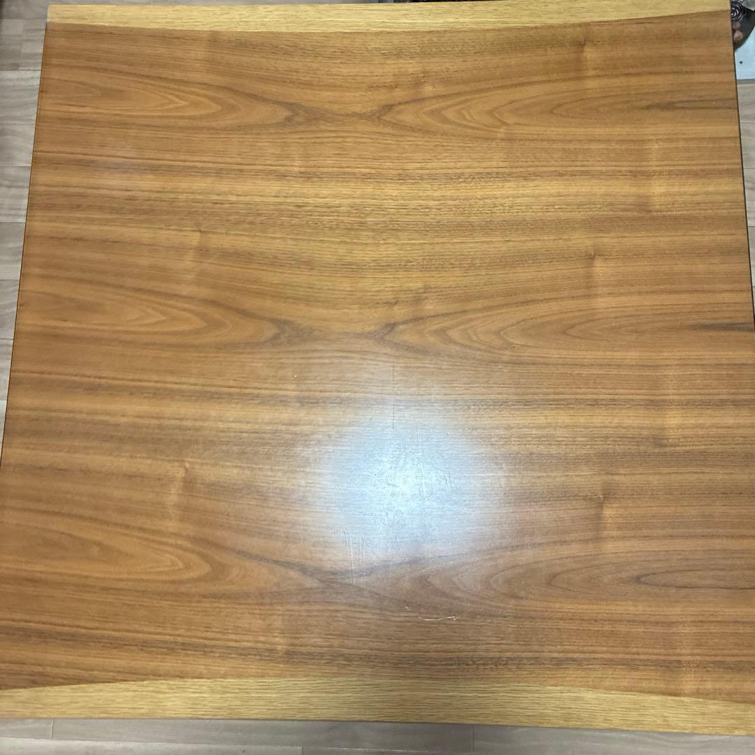 ニトリ 木目調 ローテーブル 出っ張りなしヒーターこたつ 取説あり