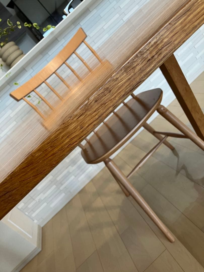 （商品説明必読です）ウニコ unico エレムト　ダイニングテーブル140㎝