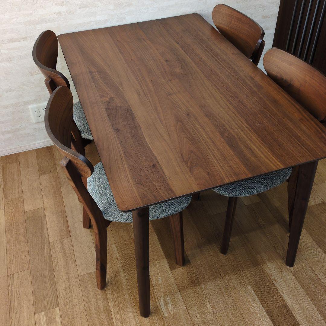 の*ん様 ヤオモク ダイニングテーブル・椅子セット ウォルナット