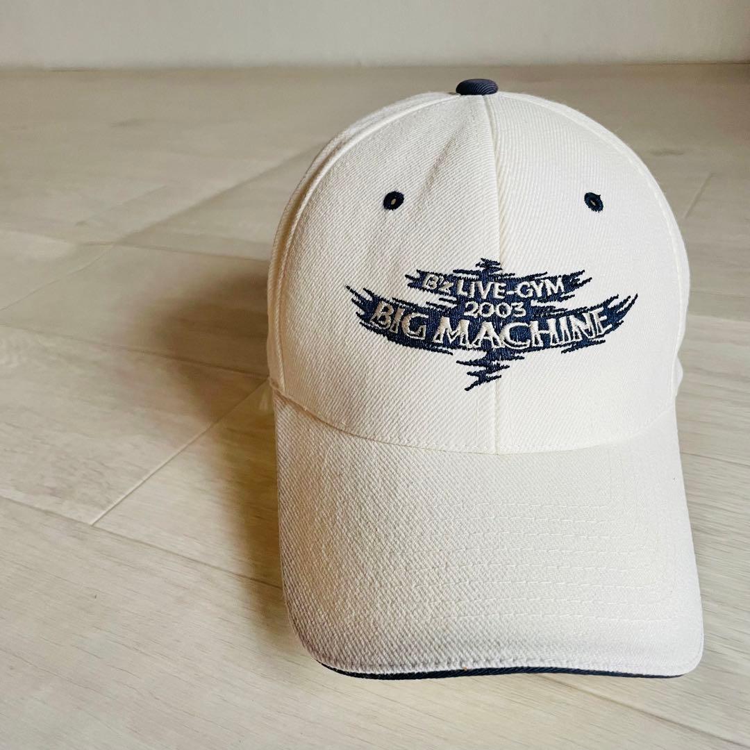 b'z 2003 ツアーアイテム cap 帽子 B'z BIG MACHINE - メルカリ