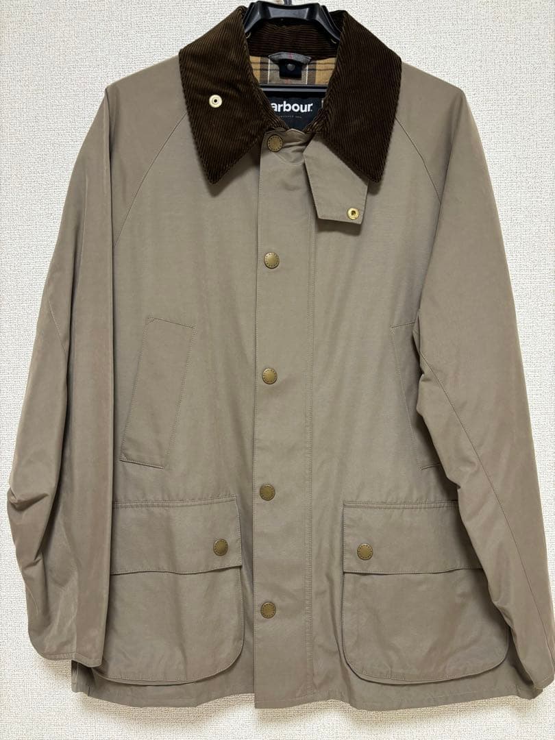 Barbour ビデイル　グレー　コーデュロイ襟ジャケット サイズ40