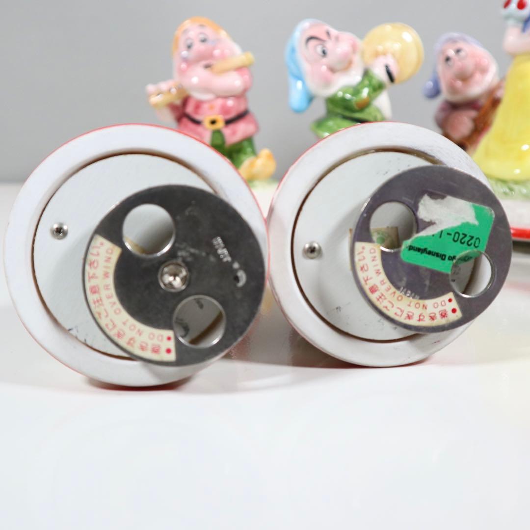 【希少】DISNEY 日本製　白雪姫と7人の小人　フルセットオルゴールディズニー