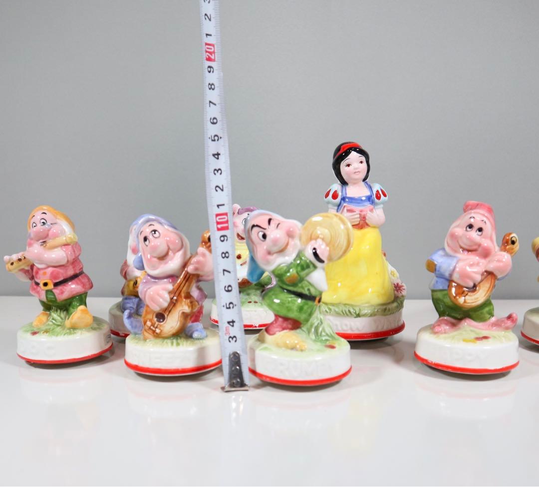 【希少】DISNEY 日本製　白雪姫と7人の小人　フルセットオルゴールディズニー