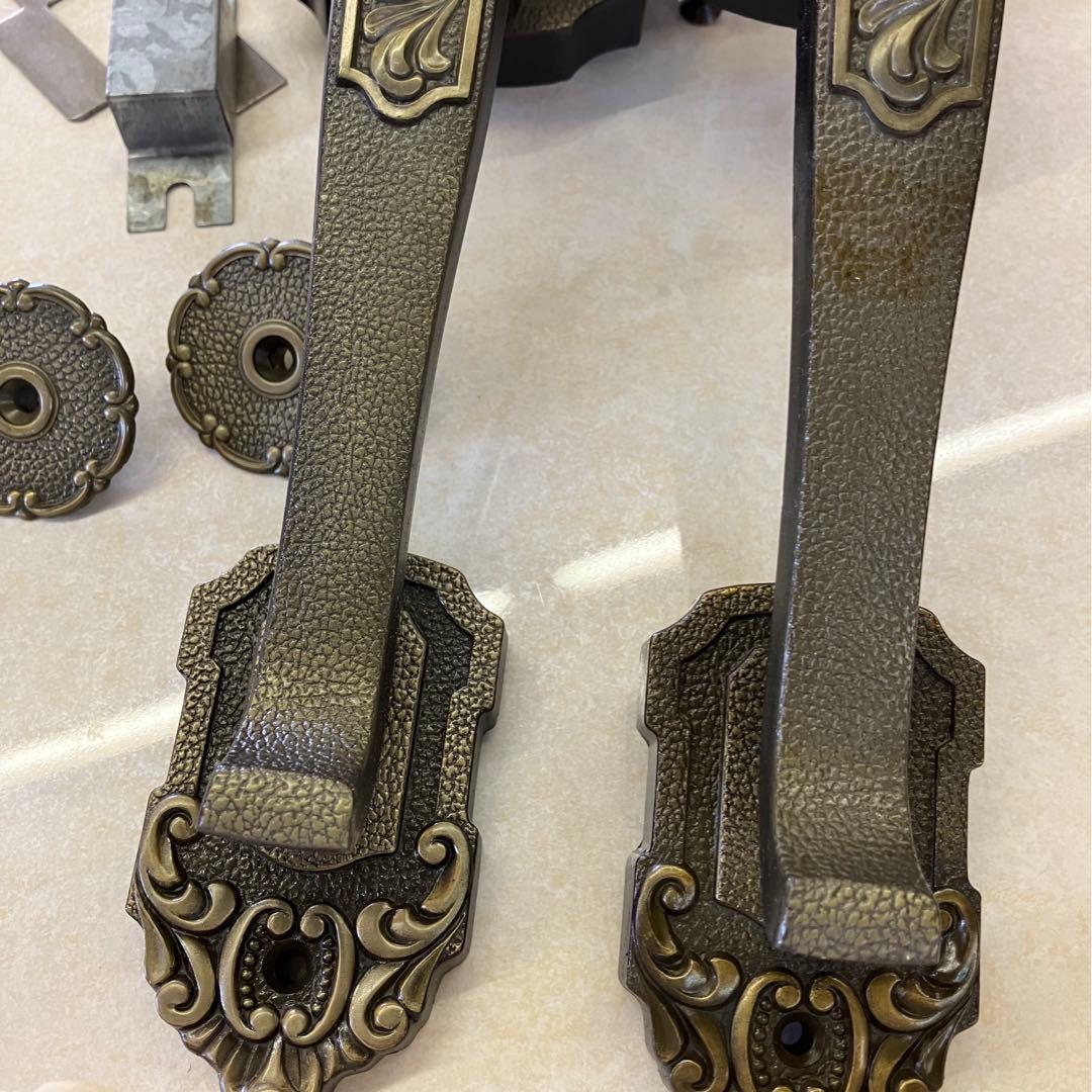 イタリア空錠 ブロンズ色 DIY 真鍮 アンティーク レトロ ヴィンテージ