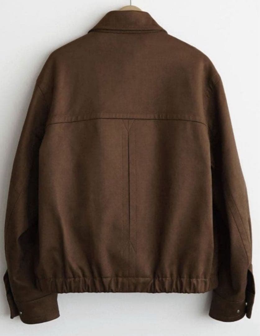 WYM LIDNM FAUX SUEDE ZIP BLOUSON Sサイズ - メルカリ