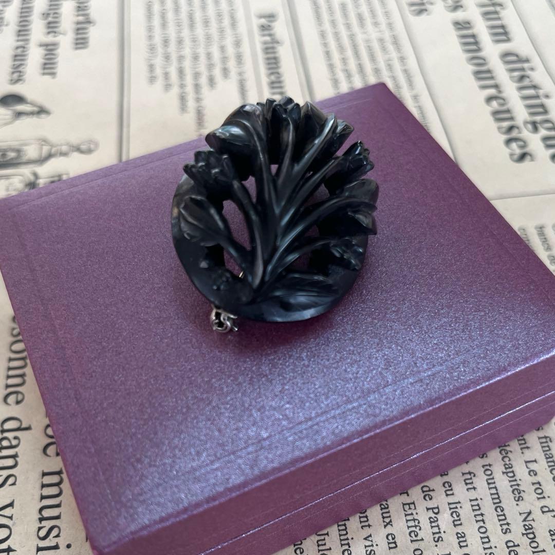 超激レア!】英国 ヴィクトリアン モーニング ウィットビー ジェット