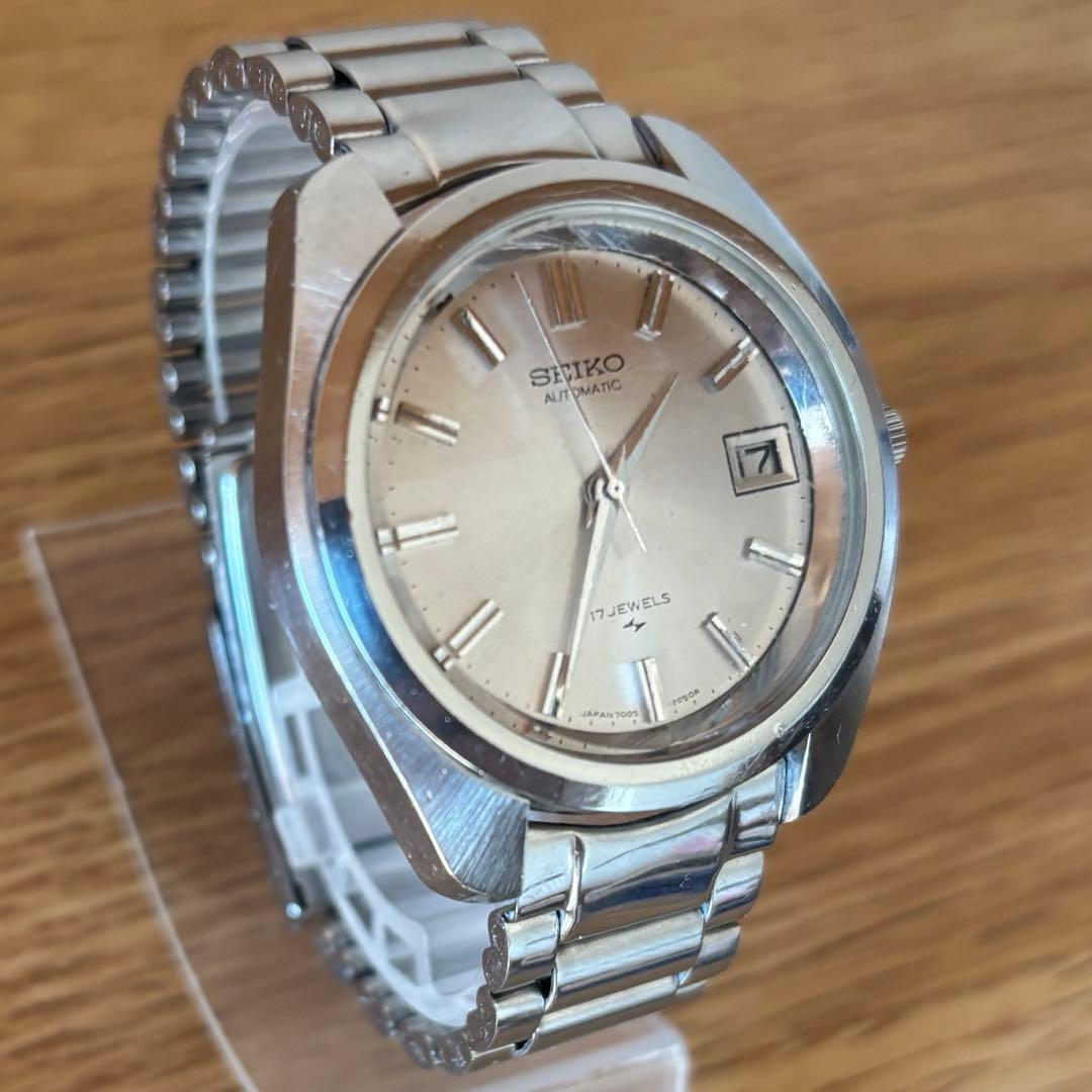 【稼働品】セイコー7005-7030 SEIKO 自動巻き 腕時計 ヴィンテージ