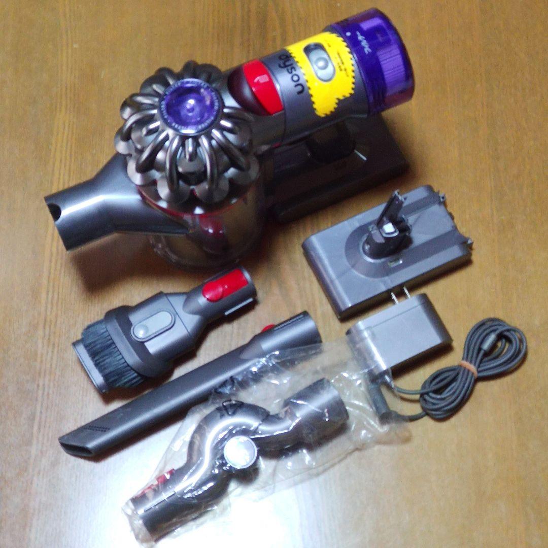 ダイソンV8 SV10K掃除機 完全分解清掃済み動作品 純正バッテリー2つ