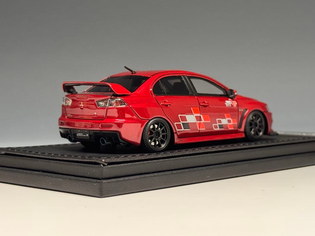 IG 1/43 三菱 ランサーエボリューションⅩ レッド CZ4A 2568