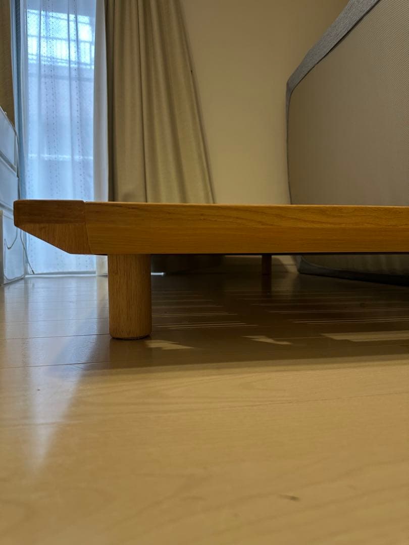 【カタツムリさんご購入予定】木製ベッドフレーム シングル オーク材