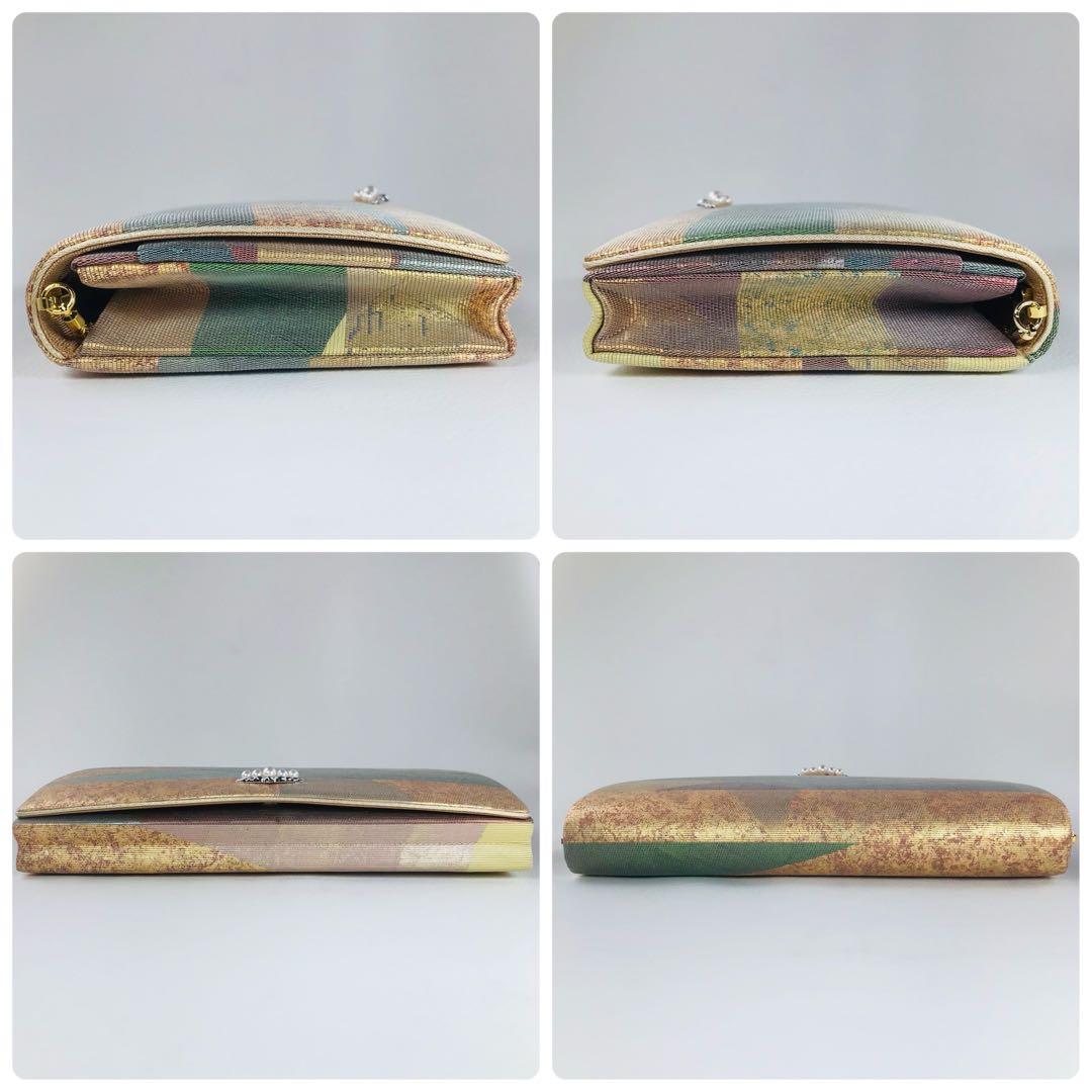 極美品　MIKIMOTO ミキモト クラッチバッグ　和装バッグ　パール　着物