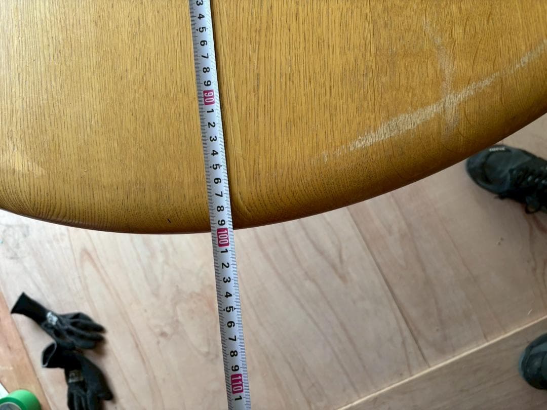①飛騨産業　キツツキ　円形テーブル　ダイニングテーブル　ヴィンテージ　インテリア