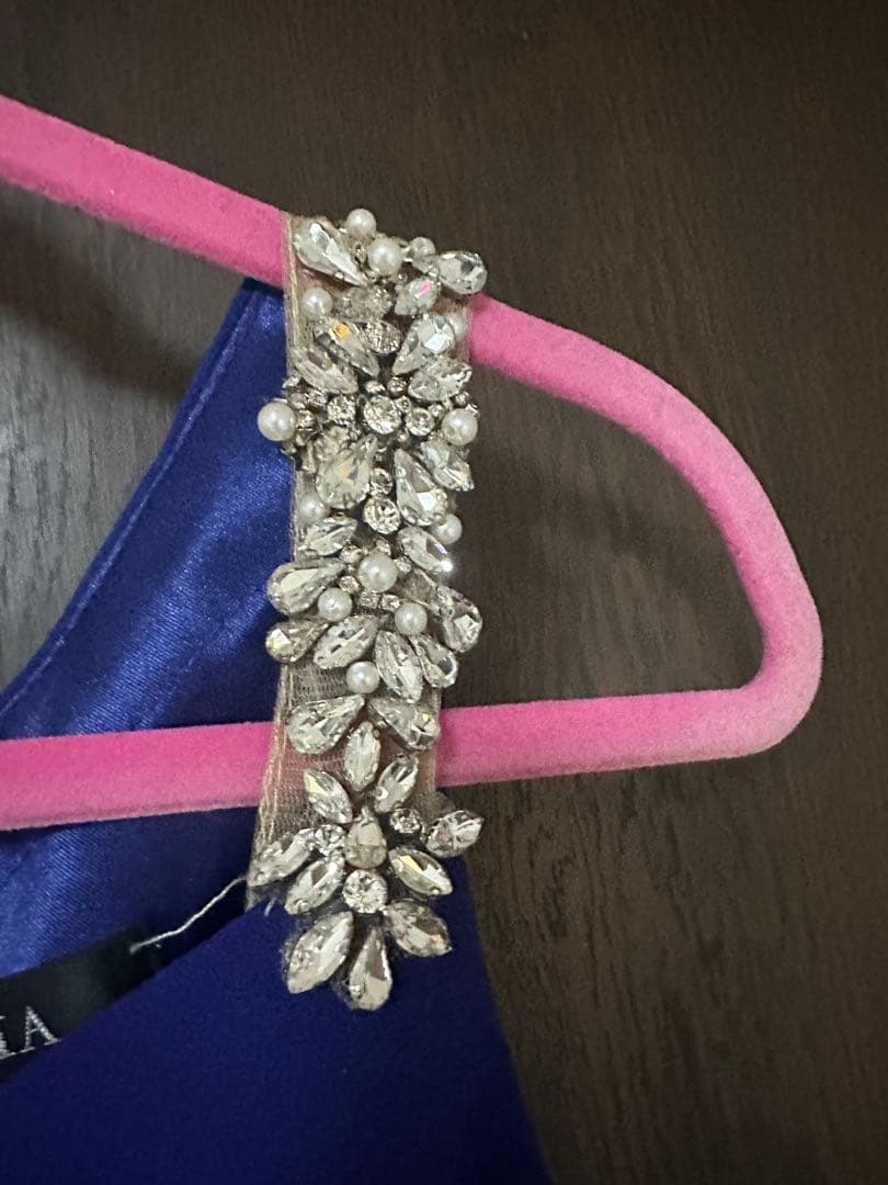 【美品】IRMA ロングドレス ブルー キャバドレス