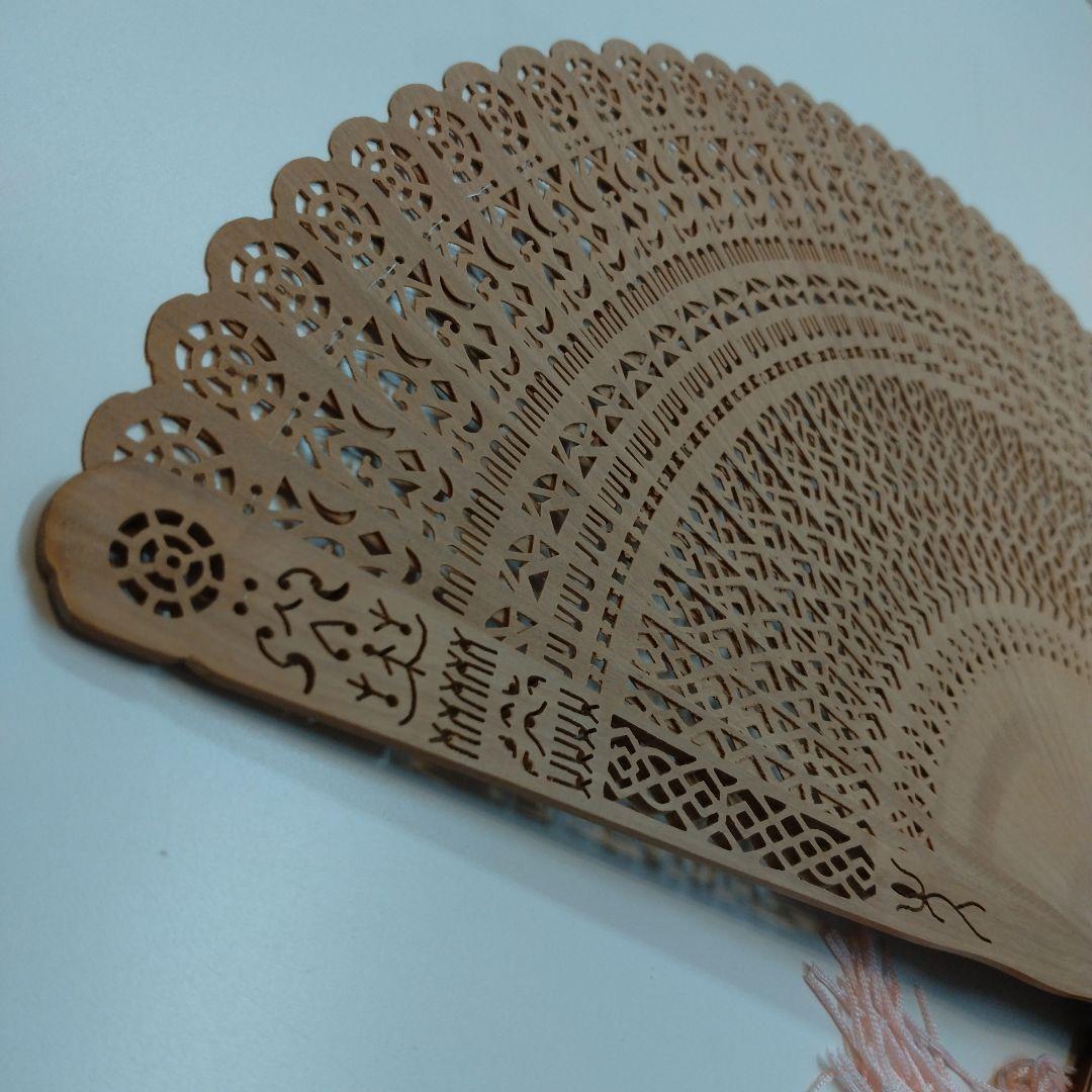 白檀 扇子 21.5cm