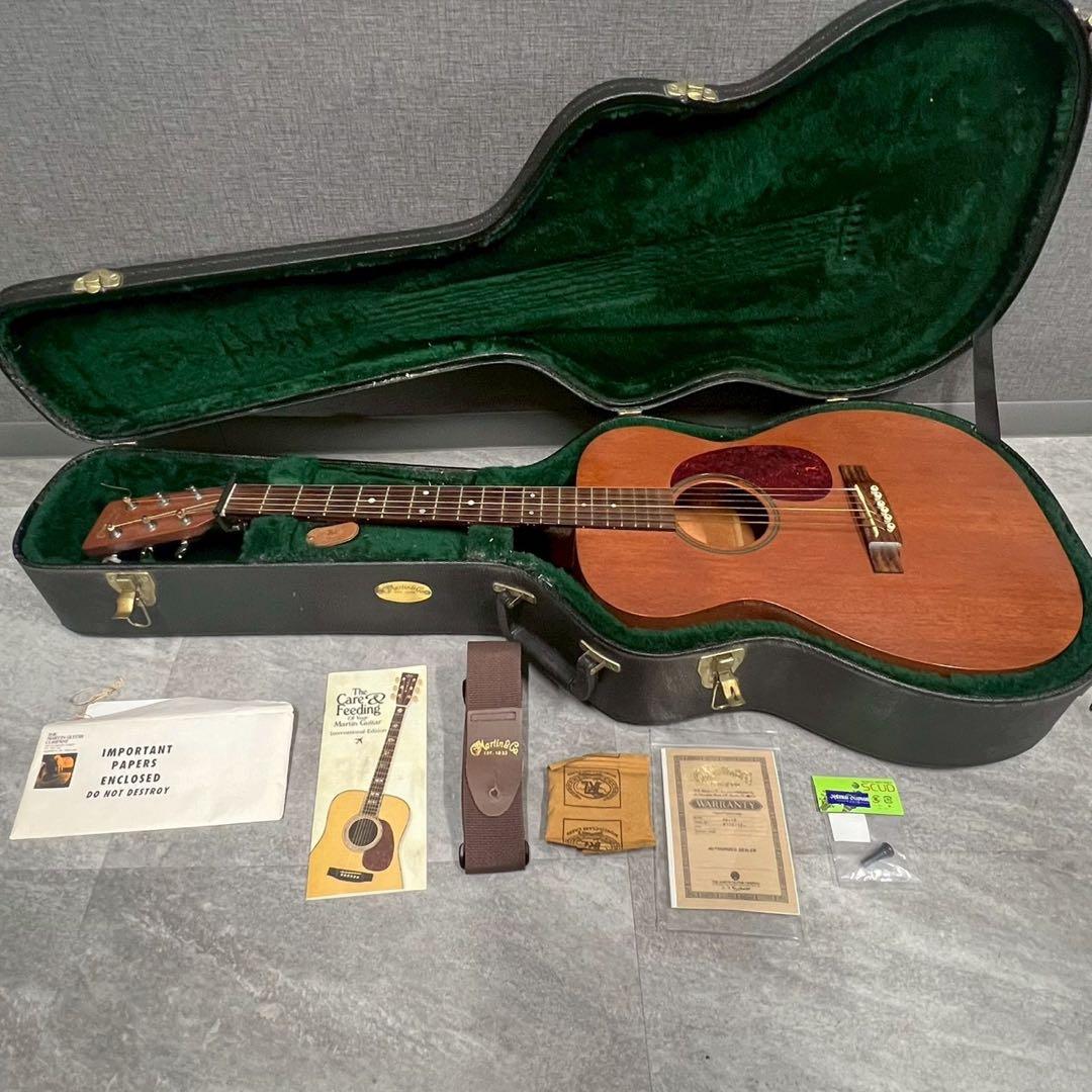 極美品 ケース付 Martin&Co. マーチン 00-15 マホガニー Martin 00-15M Mahogany マイク搭載！ 【 アンプに繋げる マーチン